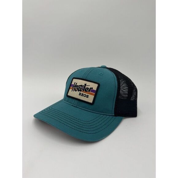 Howler Bros Hat Cap Snapback Trucker Electric Stripe Dark Teal Black NWT NEW - Picture 1 of 9
